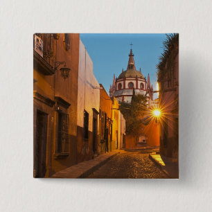 San Miguel de Allende, Mexico. Credit as: Nancy 15 Cm Square Badge
