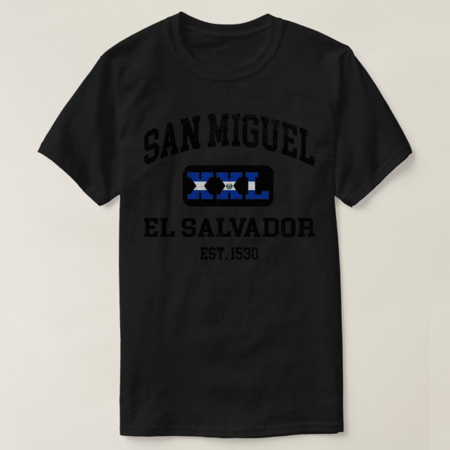 San Miguel El Salvador XXL Athletic design T-Shirt (Design Front)