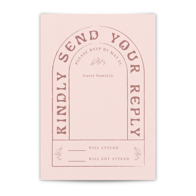 San Miguel Wedding RSVP Card with QR Code (Creator Uploaded)