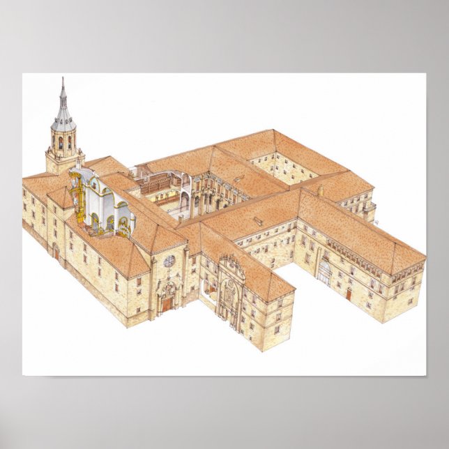 San Millan de la Cogolla Monastery. La Rioja Poster (Front)