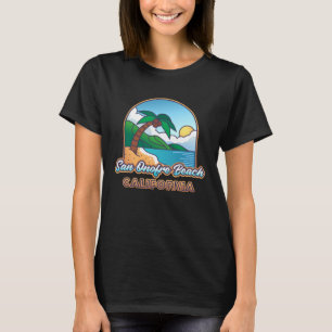 San Onofre Beach California Beach Design Souvenir T-Shirt