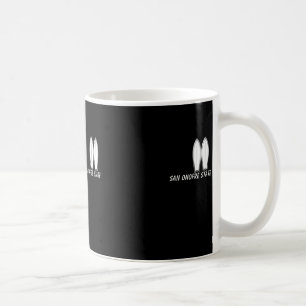 San Onofre State Beach, Surfing Souvenir, Surfer M Coffee Mug
