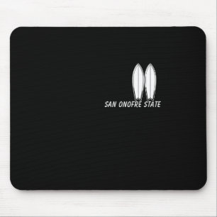 San Onofre State Beach, Surfing Souvenir, Surfer M Mouse Mat