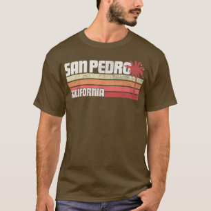 San Pedro California CA Vintage 70s 80s Gift Beach T-Shirt
