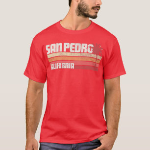 San Pedro California CA Vintage 70s 80s Gift Beach T-Shirt
