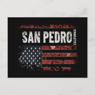 San Pedro California Postcard