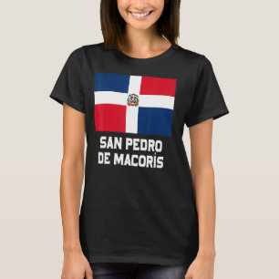 San Pedro De Macorís Dominican Republic Emblem Esc T-Shirt