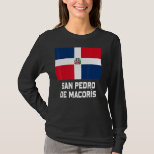 San Pedro De Macorís Dominican Republic Emblem Esc T-Shirt