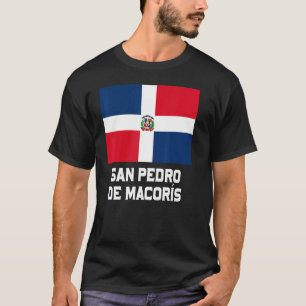 San Pedro De Macorís Dominican Republic Emblem Esc T-Shirt