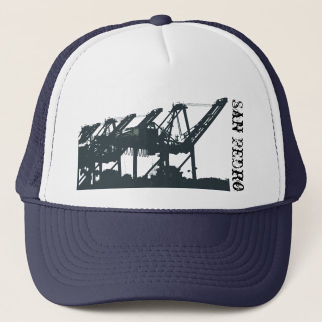 San Pedro Harbour Cranes Hat (Front)