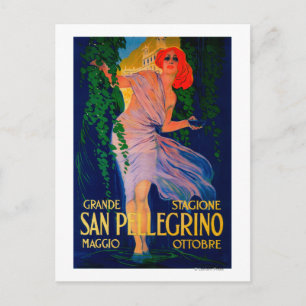 San Pellegrino Vintage PosterEurope Postcard
