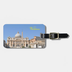 San Pietro square in Vatican, Rome, Italy Luggage Tag