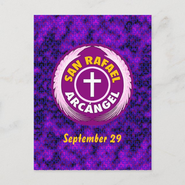 San Rafael Arcangel Postcard (Front)