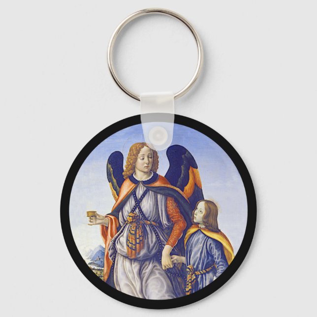 San Rafael Saint Raphael Key Ring (Front)