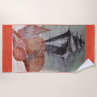 San Salvador, Bahamas, Seashells: Beach Towel