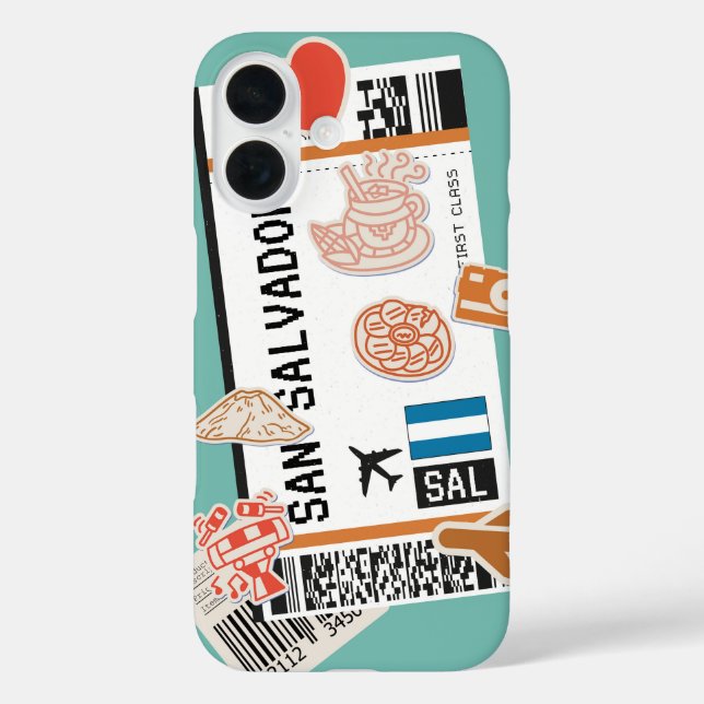 San Salvador Case-Mate iPhone Case (Back)