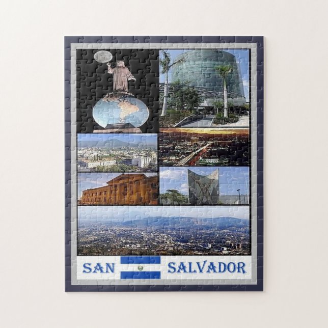 San Salvador - El Salvador - Mosaic - Jigsaw Puzzle (Vertical)