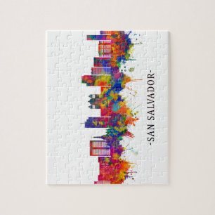 San Salvador El Salvador Skyline Jigsaw Puzzle