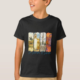 San Salvador El Salvador Traveling Trip Brushstrok T-Shirt