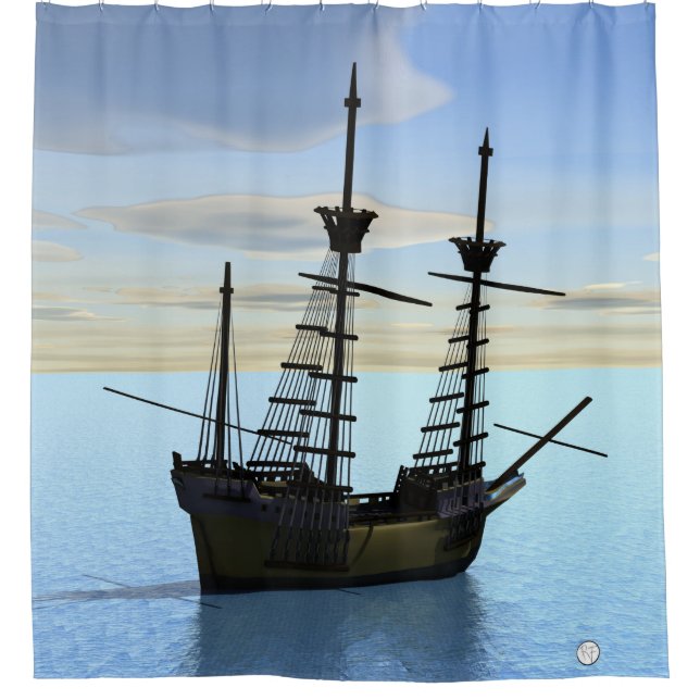 San Salvador Shower Curtain (Front)