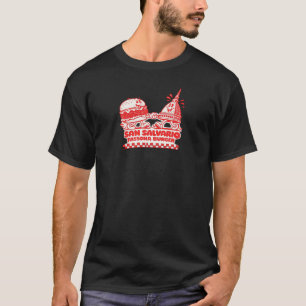 San Salvario Fassona Burger - Retro 30s Cartoon T-Shirt