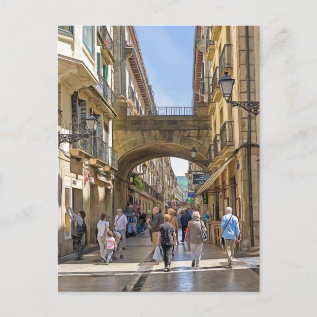 San Sebastian. #6.   Postcard (Front)