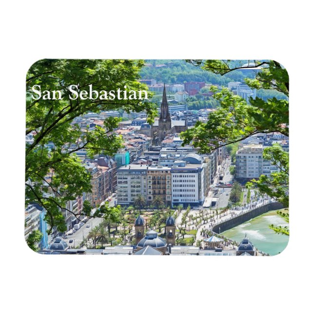 San Sebastian. #8.   Magnet (Horizontal)