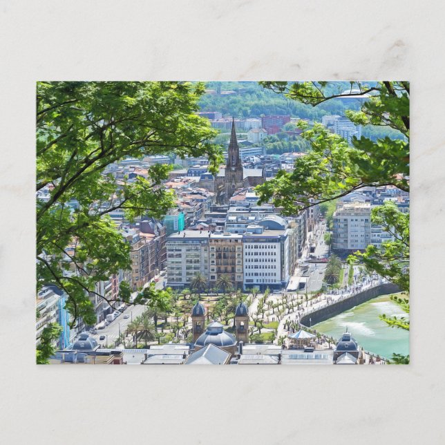 San Sebastian. #8.   Postcard (Front)