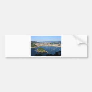 San Sebastian Basque Country Spain scenic view Bumper Sticker