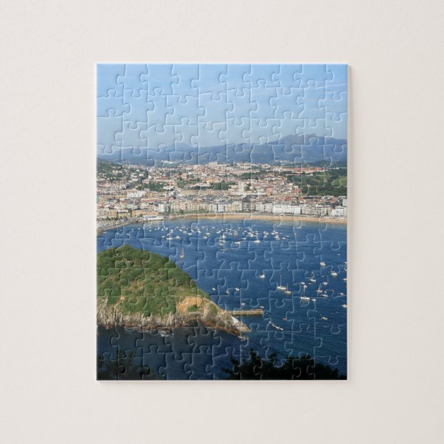 San Sebastian Basque Country Spain scenic view Jigsaw Puzzle (Vertical)