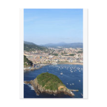 San Sebastian beautiful scenic coastline