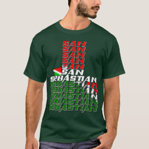 San Sebastian Cascade text 3 T-Shirt
