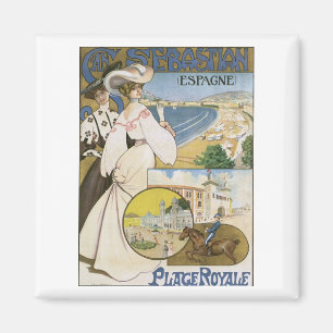 San Sebastian Espana Place Royale Magnet