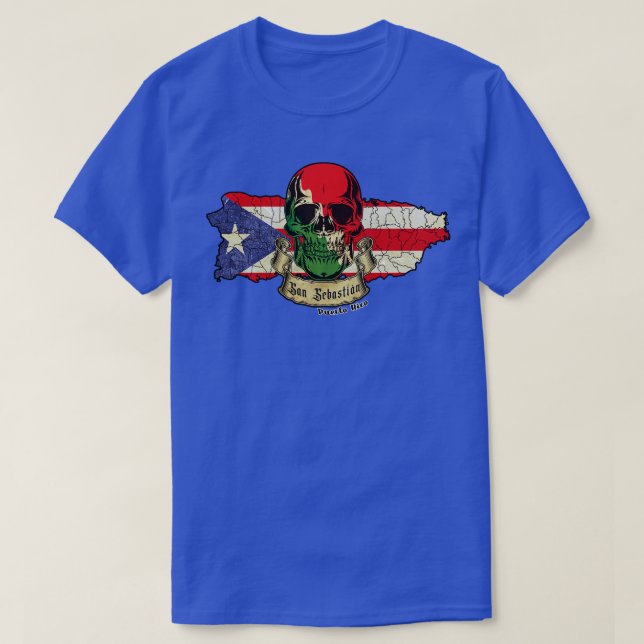San Sebastian Isla de Puerto Rico T-Shirt (Design Front)