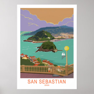 San Sebastian, Spain Poster