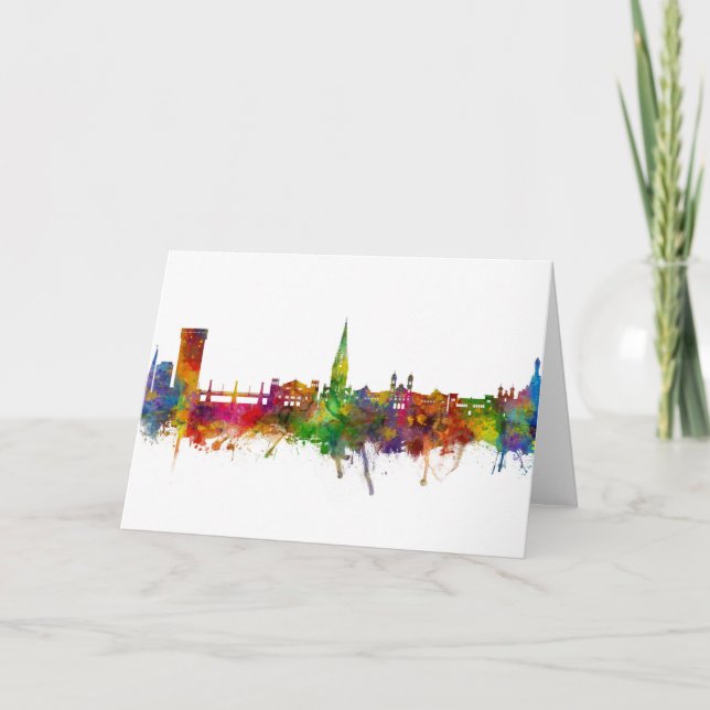 San Sebastian Spain Skyline Card (Front)