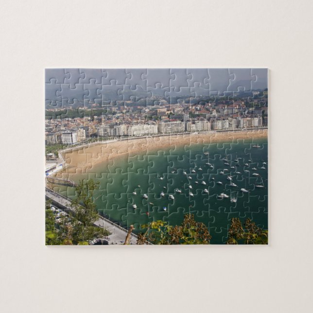 San Sebastian, Spain. The Basque city of San Jigsaw Puzzle (Horizontal)