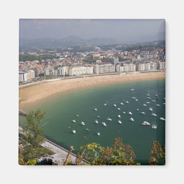 San Sebastian, Spain. The Basque city of San Magnet (Front)