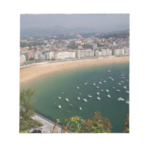 San Sebastian, Spain. The Basque city of San Notepad