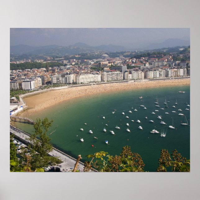 San Sebastian, Spain. The Basque city of San Poster (Front)