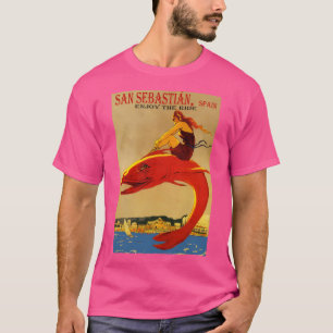 San Sebastian Vintage Poster - Vintage Art T-Shirt