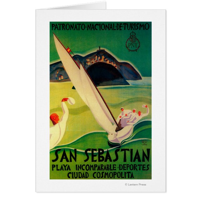 San Sebastian Vintage PosterEurope (Front)