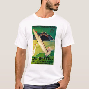 San Sebastian Vintage PosterEurope T-Shirt