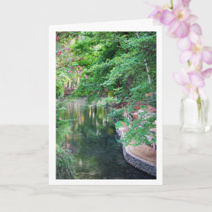 San Vicente de Lliria river lake in Valencia Spain Card