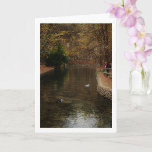 San Vicente Park Lake, Lliria, Valencia Card