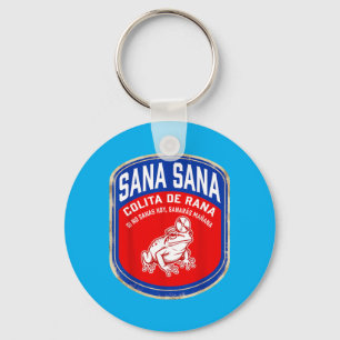 Sana Sana Colita De Rana Funny Vintage Nurse Coqui Key Ring
