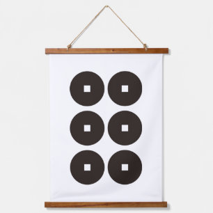 Sanada Yukimura, Japanese Family Crest Hanging Tapestry