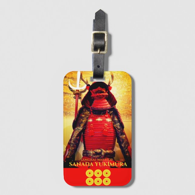 SANADA YUKIMURA LUGGAGE TAG (Front Vertical)