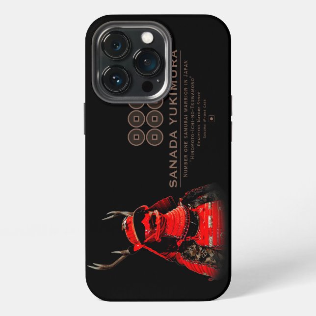 SANADA YUKIMURA (Red ver.) iPhone Case (Back)