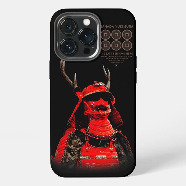 SANADA YUKIMURA (Red ver.) iPhone Case (Back)